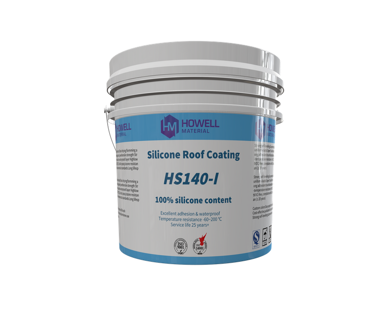 HS140-I最终100％硅屋顶涂层：防水，耐用，环保的防止水损害